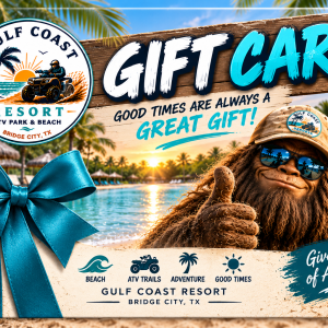 Gulf Coast Resort ATV Park Gift Card