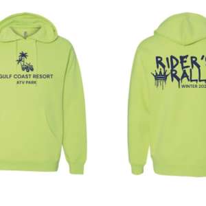 Riders Rally Highlighter Green Hoodie
