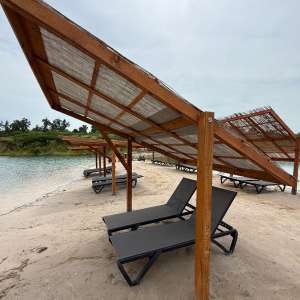 Shaded Tiki Awning