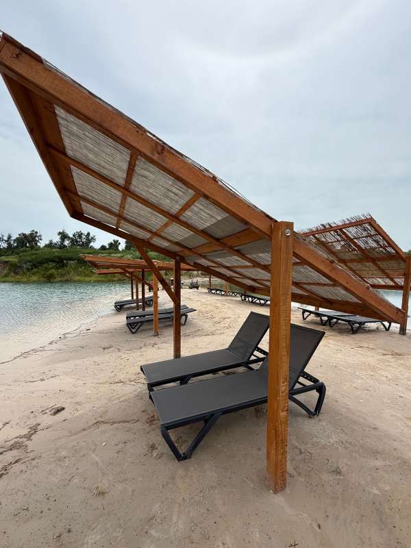 Shaded Tiki Awning