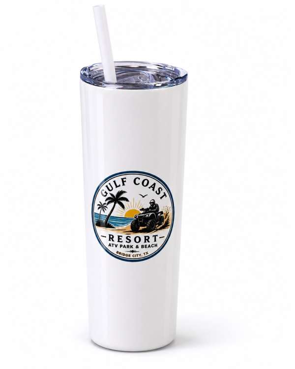 Gulf Coast Resort Skinny Tumbler