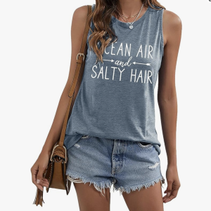 BANGELY Beach Tanks Women Beach Shirts Ocean