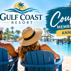 Gulf Coast Resort Couple Membership – Annual