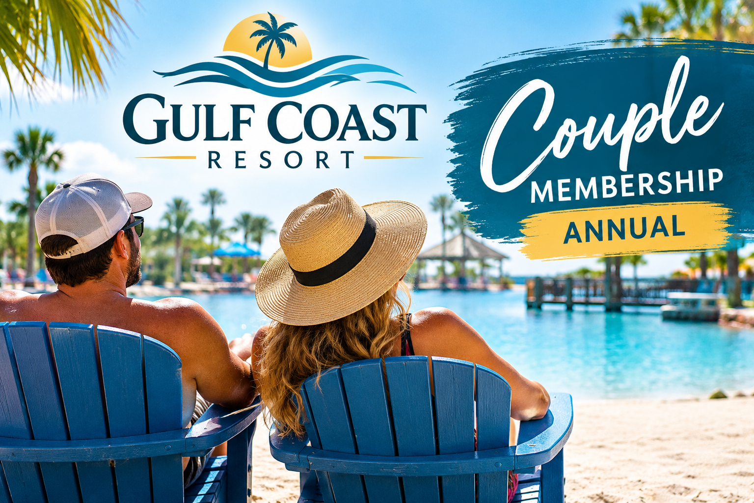 Gulf Coast Resort Couple Membership – Annual