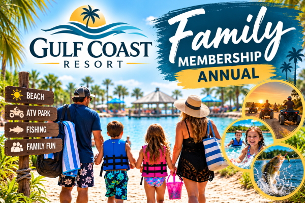 Gulf Coast Resort Family Membership – Monthly